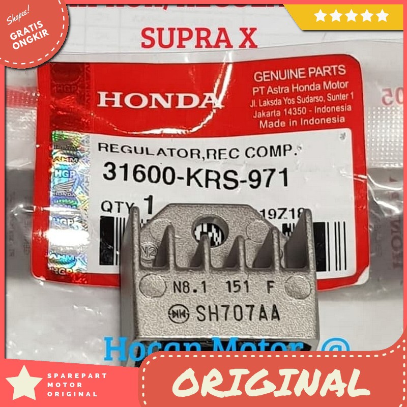 Kiprok Regulator Honda Supra X Honda Supra Fit Grand Legenda Prima Revo Lama Asli Original