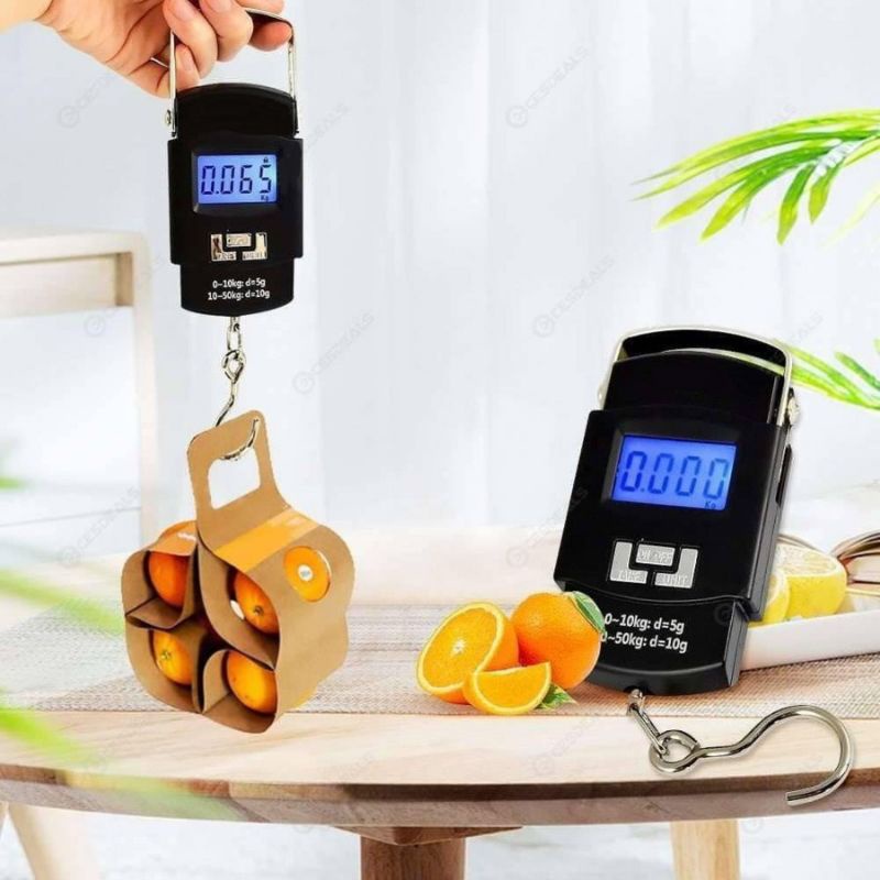 Timbangan Gantung Digital Portable Electronic Scale 50 kg / Timbang Buah 50 kilo / Timbangan Kecil Berkualitas