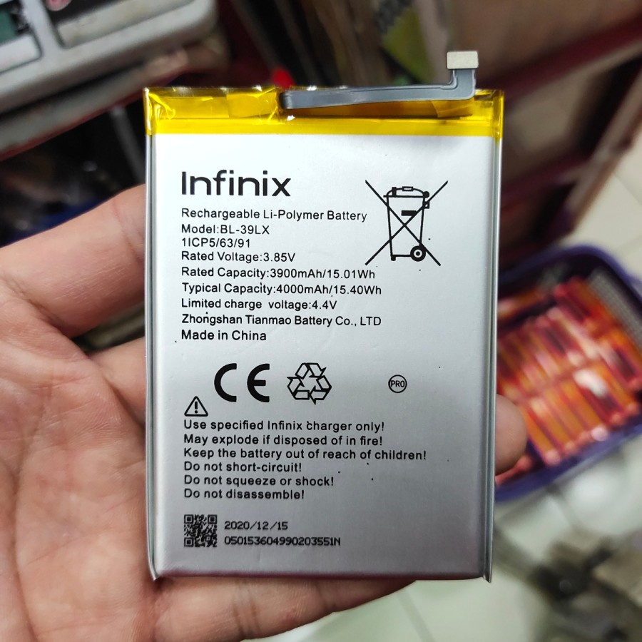 INFINIX X5514 / X5515 / BL-30VX , BL-39GX / HOT S3 , BL-39LX / X652 / X653 , x557 hot 4 max lite BL-39AX BL39AX baterai battery battle