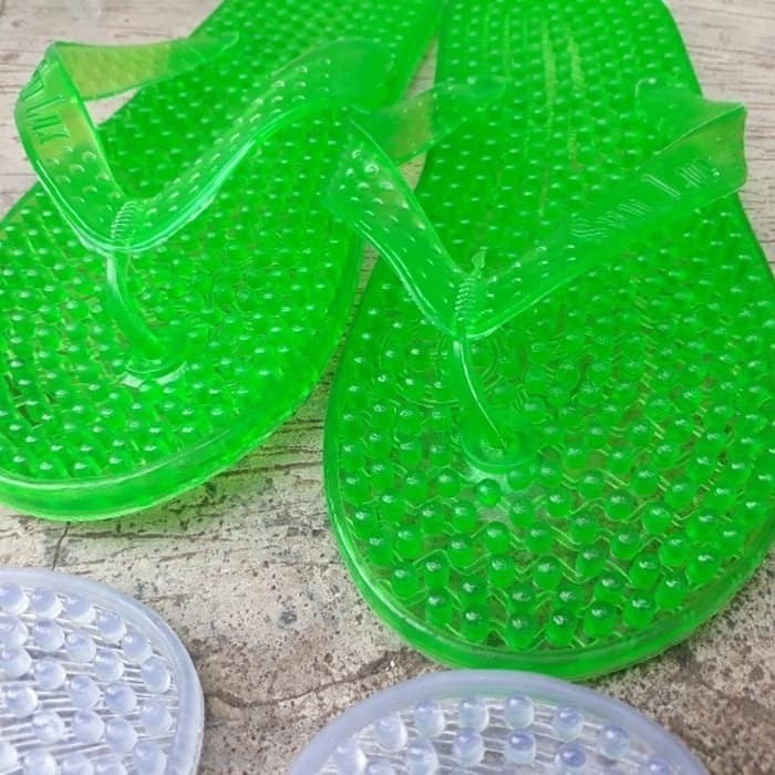 DKT Sandal Refleksi Akupuntur Terapi Duri Kecil Transparan