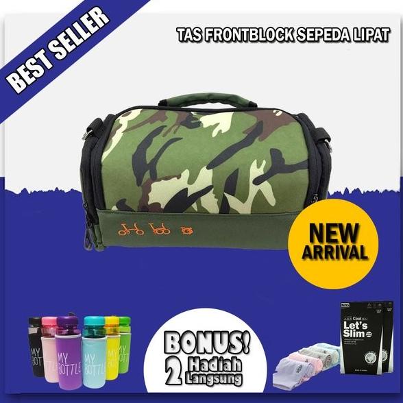 TAS FRONTBLOCK SEPEDA LIPAT BROMPTON TRIFOLD PIKES TROY ECOSMO DAHON SDFG6546E
