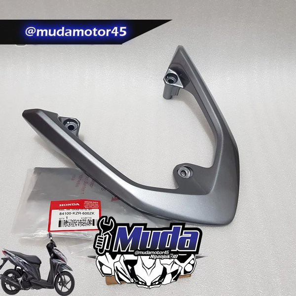 RAIL RR GRAB 84100-KZR-600ZK BEGEL BEHEL BESI PEGANGAN BELAKANG DEMPER BUMPER OLD VARIO 125 NONLED