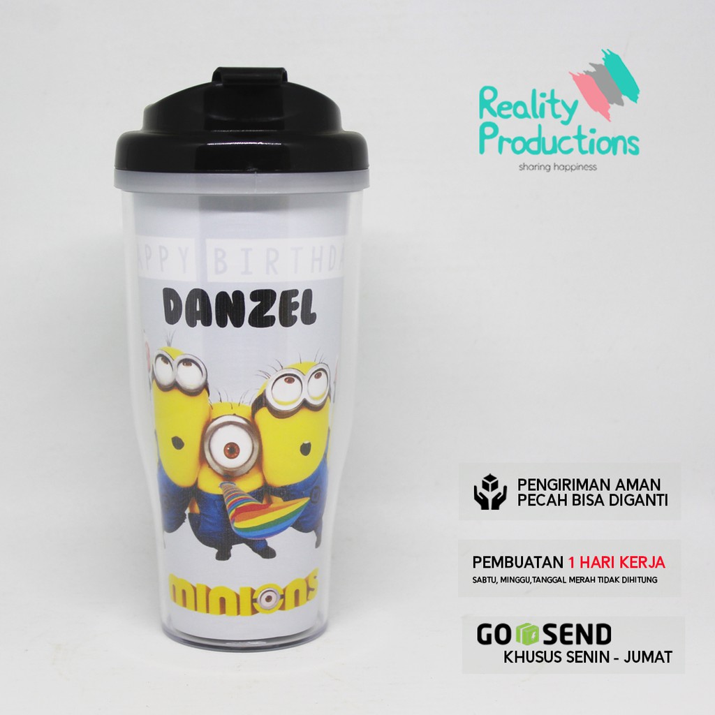 Exmoor Tumbler Minions untuk Kado Ulang Tahun Anak