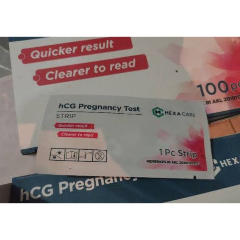 Pregnancy Test HexaCare Pack Akurat / Alat Tes Kehamilan / Tes pek Uji Hamil / Alat tes hamil akurat