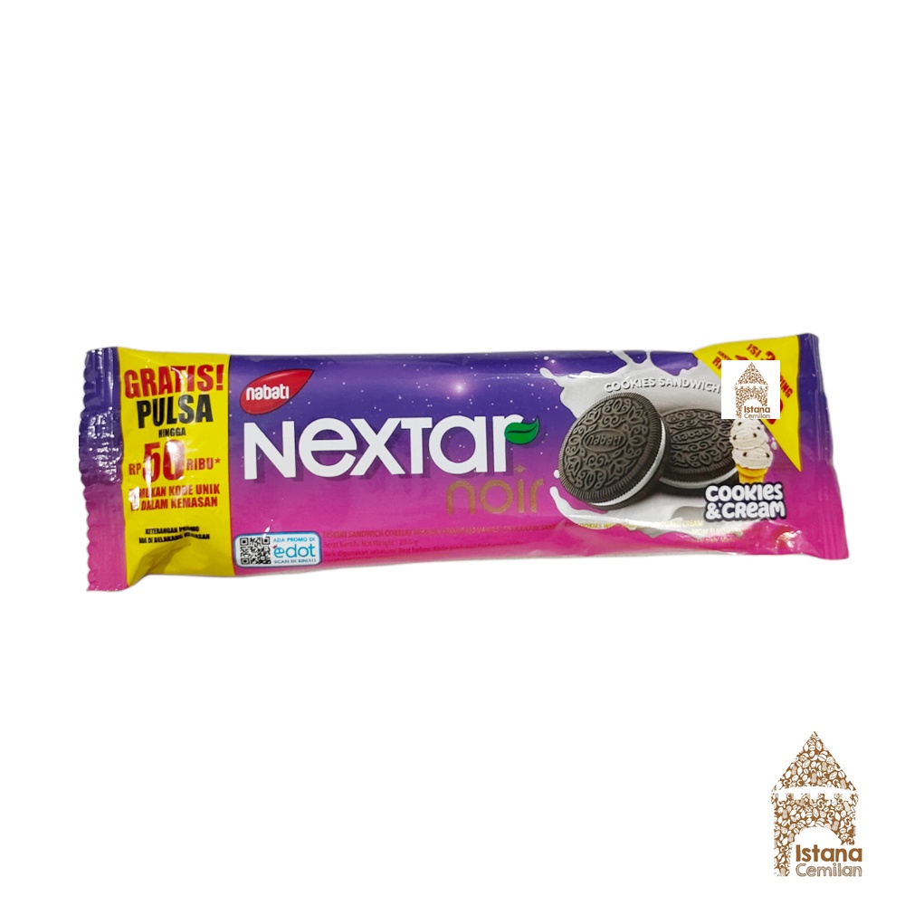 Nabati Nextar NOIR Richoco / Richeese /Cookies Cream Sandwich 22 Gram