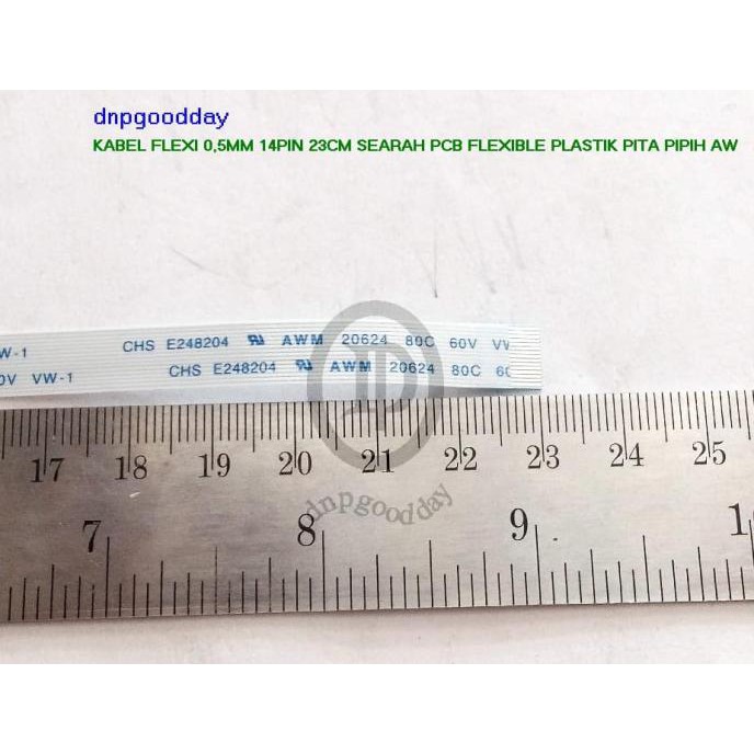 

Kabel Flexi 0,5Mm 14Pin 23Cm Searah Pcb Flexible Plastik Pita Pipih Aw Dnpgood11 Diminati Banget