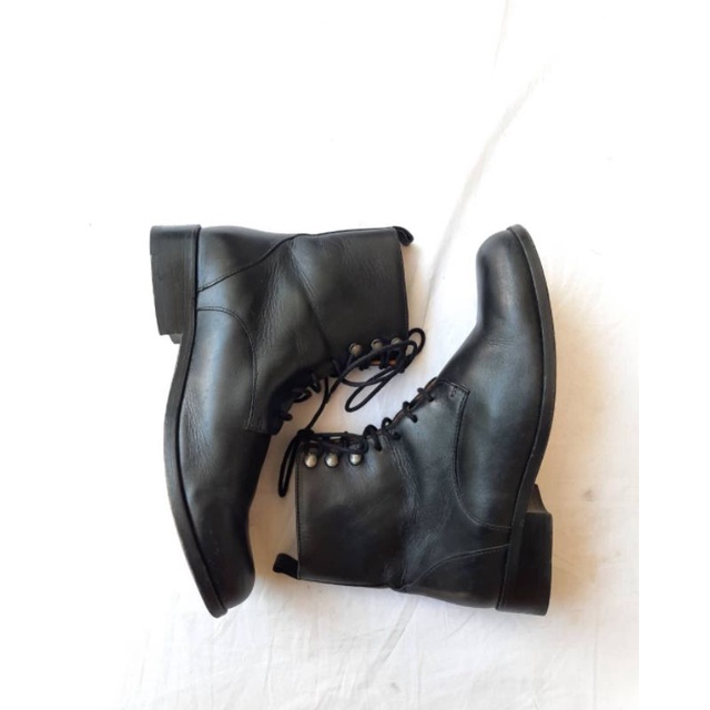 Agnes B Leather Boots