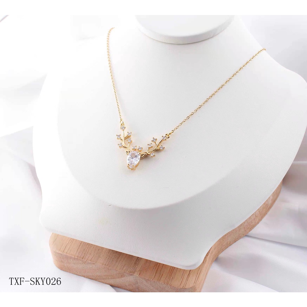 Kalung Titanium Permata Perhiasan Fashion 025/026