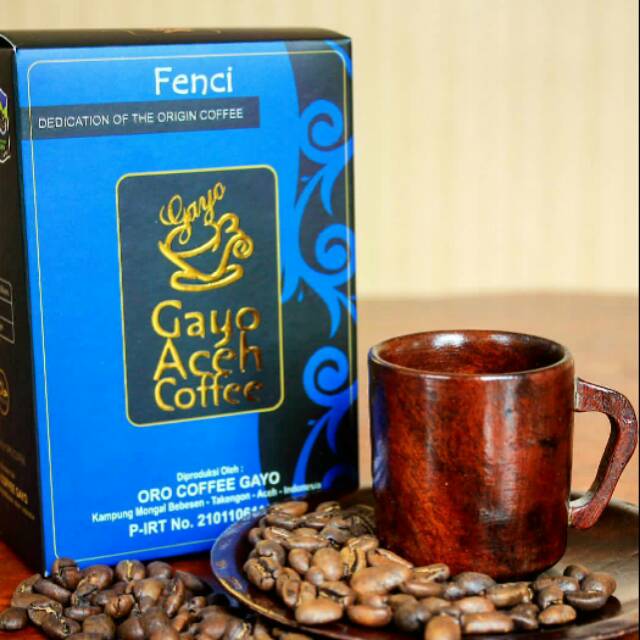 

Kopi Gayo FENCI isi 250 gr (100% Pure Coffee) Tersedia Kemasan Bubuk & Biji