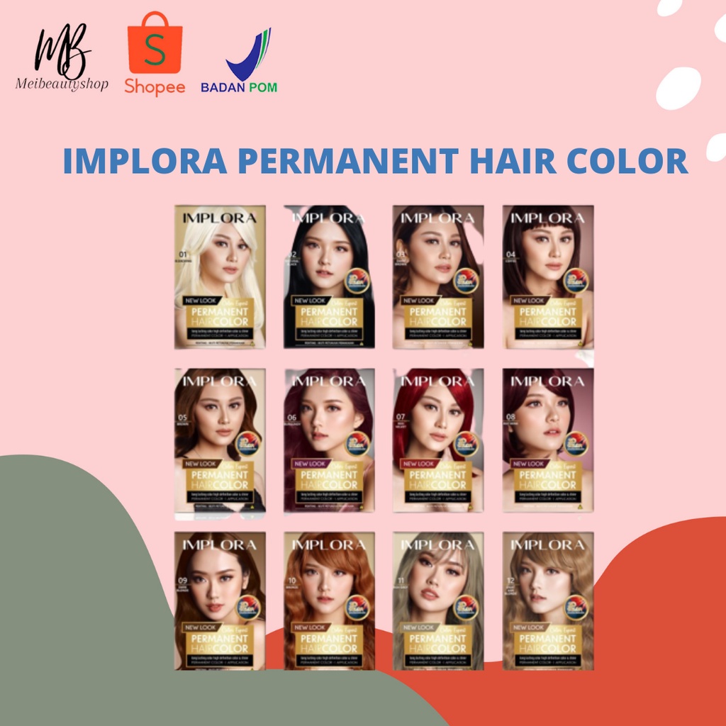 Implora New Permanent Hair Color / Pastel Series