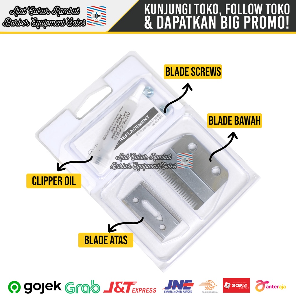 Mata Pisau Wahl Super Taper Original Blade Wahl Super Taper Original