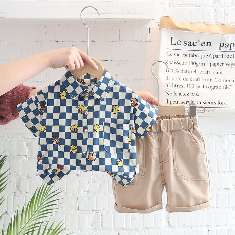 SALE!  BUNDLE 2 PASANG SETELAN baju anak 1-4 thn set wangki kemeja celana jeans chino fashion bayi import