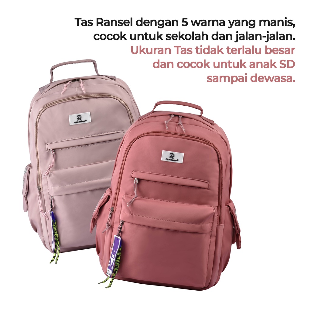 Polo Trands Liscio EX 332 Tas Ransel Sekolah Anak Tas Travelling-2