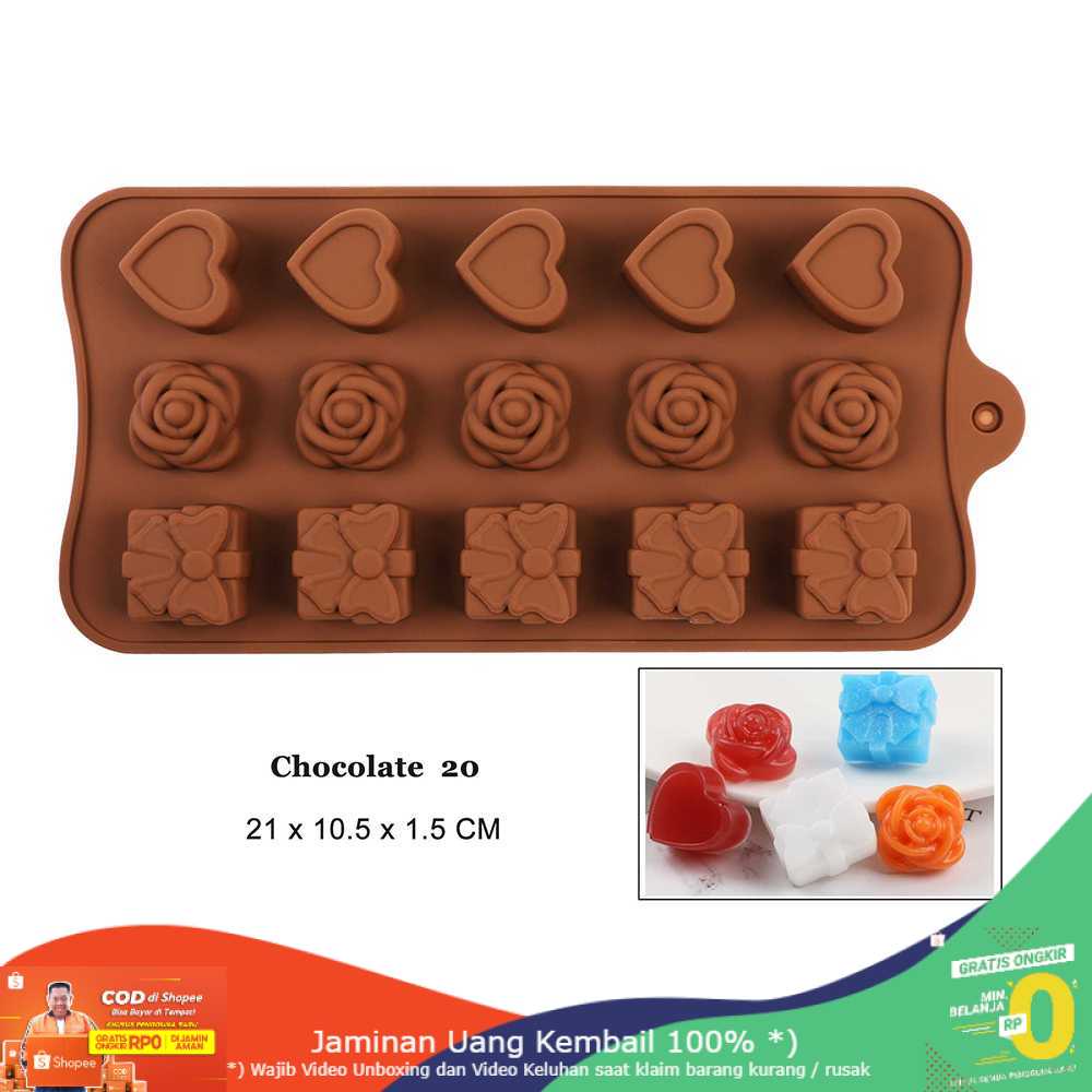 (BISA COD) RVOSTR AILEHOPY Cetakan Coklat Es Batu Ice Cube Tray Mold Model Love - DU997