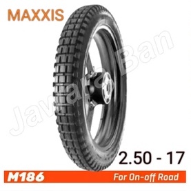 BAN MOTOR RING 17 MAXXIS UKURAN 2.50 - 17 BISA TUBELES FREE PENTIL BAN SEMI TRAIL BAN MOTOR RING 17 