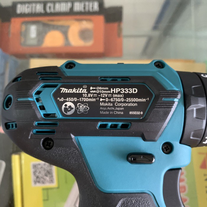 Bor Cordless Hammer 13mm MAKITA HP 333 DWYE 2 Battery