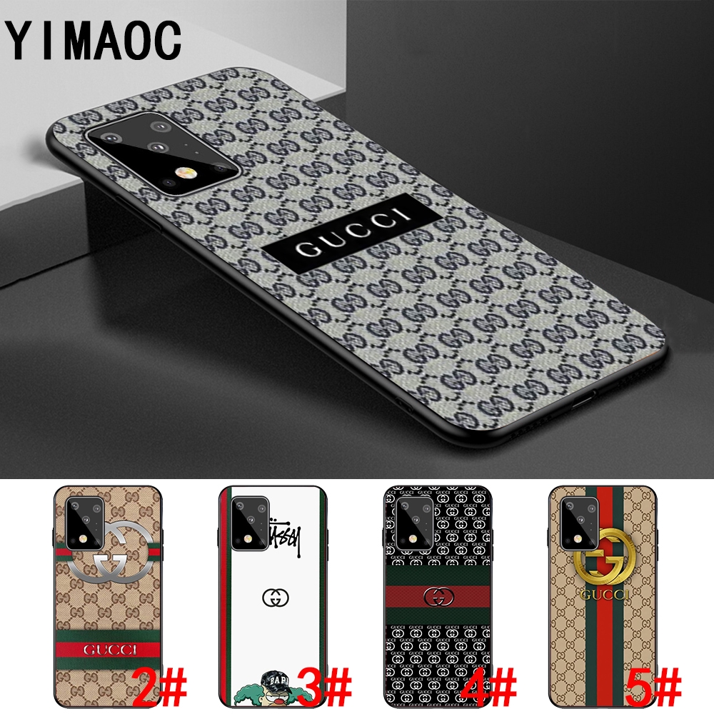 Samsung A01 A11 A21 A41 A51 A71 A81 A91 S20 Plus Soft case Gucci