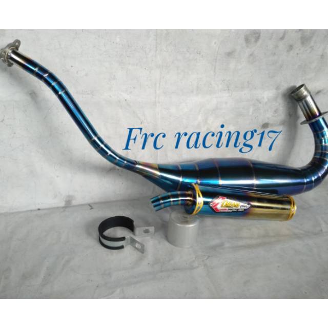 KNALPOT CREAMPIE COBRA BLUMON UNTUK MOTOR NINJA RR R