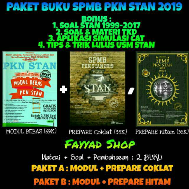 Buku Spmb Usm Pkn Stan 2019 Modul Bebas Bonus Soal Dan Materi Diskon Shopee Indonesia