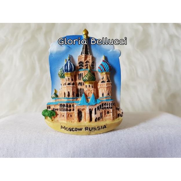 ▲ SOUVENIR TEMPELAN MAGNET KULKAS MOSCOW RUSSIA MOSKOW ❈