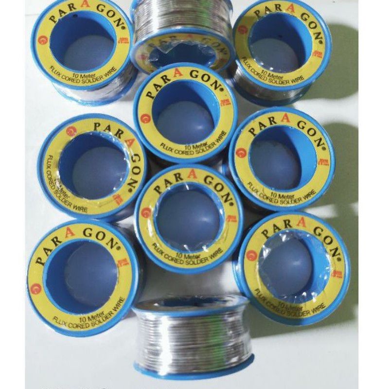 Timah Paragon 10meter full/tenol solder/kawat tenol timah solder paragon 10 meter