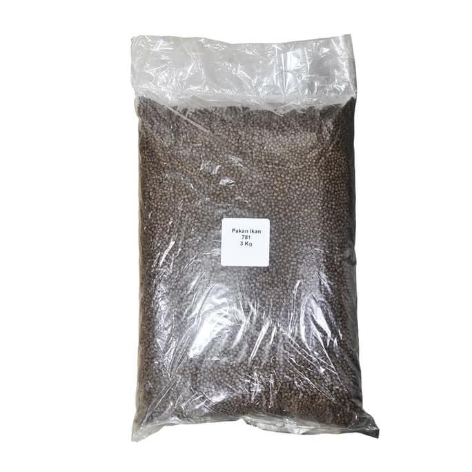 Perikanan Pakan Lele Hi-Pro-Vite 781-1 3Kg Utk Pembesaran Lele 4-6 Cm