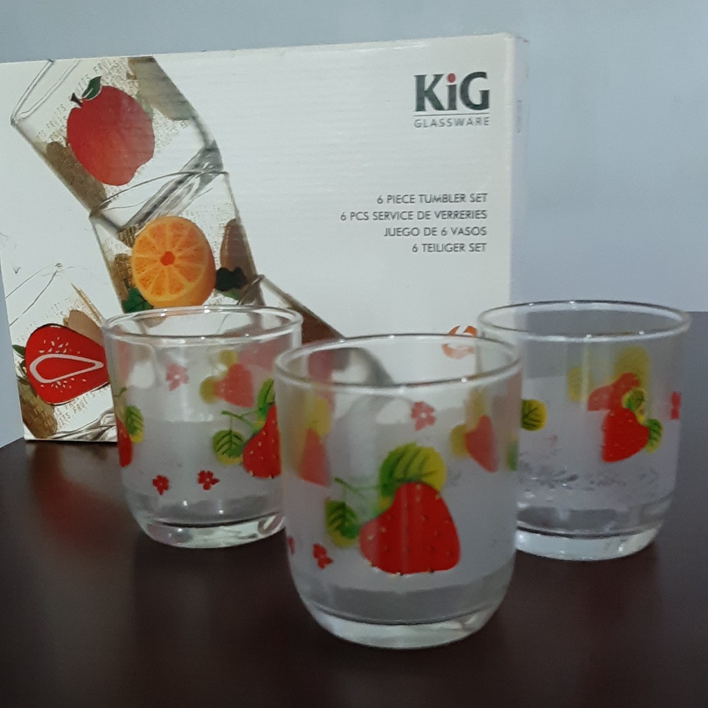 Tumbler set KiG glassware | set gelas KiG