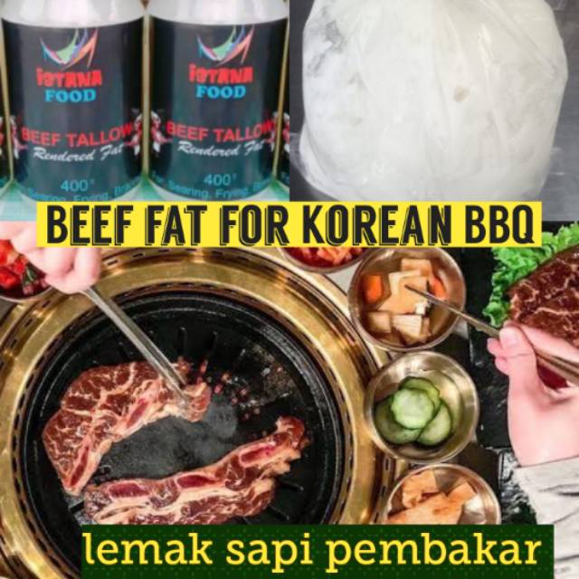 

Beef tallow, lemak sapi untuk bbq 10 kg
