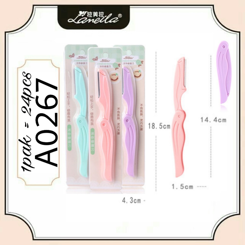 eyebrow razor/cukuran alis/pisau alis/pencukur alis A0267