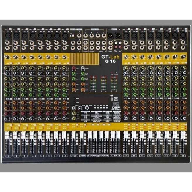 Mixer audio GT Lab 16 channel G16 by RDW professional