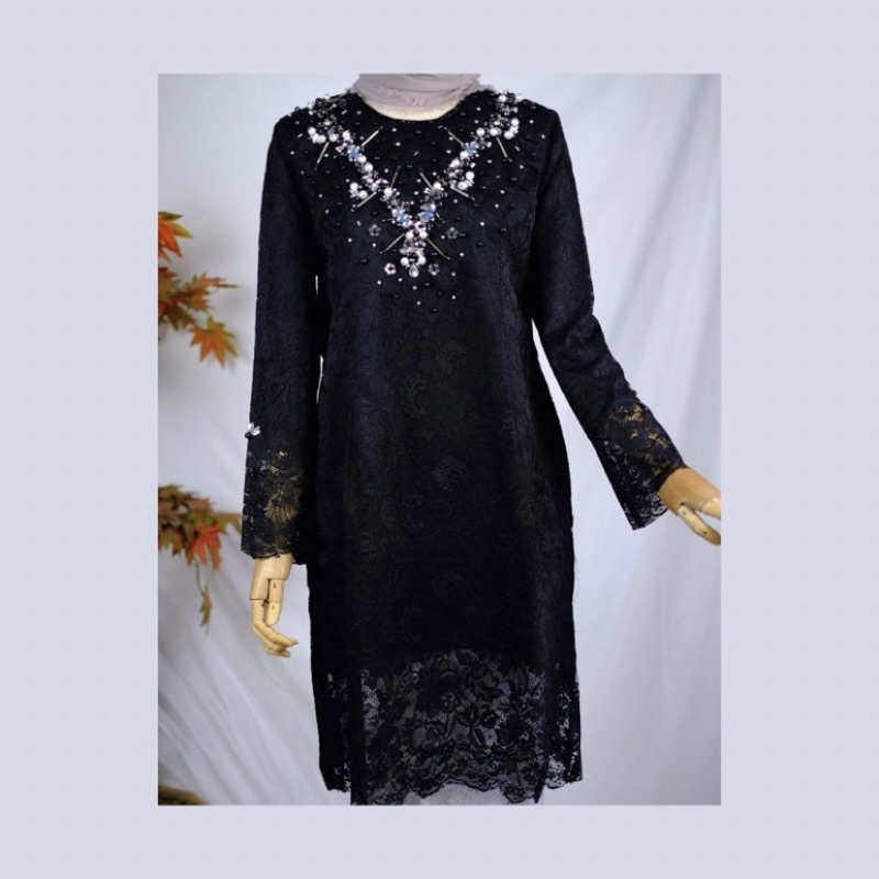 TUNIK BROKAT PAYET MUTIARA // TUNIK KEBAYA PESTA