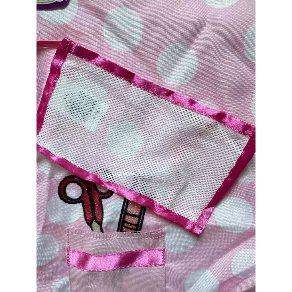 MAINAN BAJU DOCTOR anak kostum pink costume baju profesi masker 3-6th