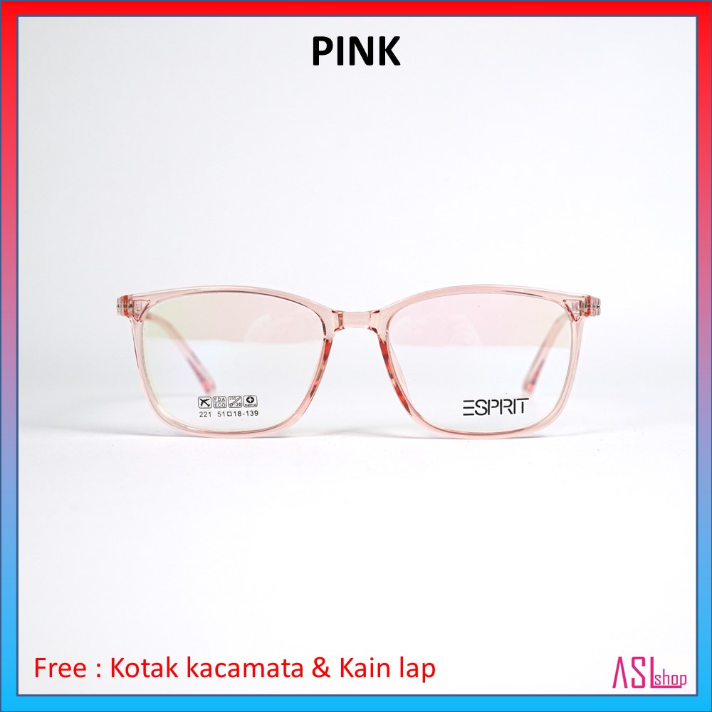 FRAME DAN KACAMATA MINUS (ESP 221) RINGAN DAN LENTUR