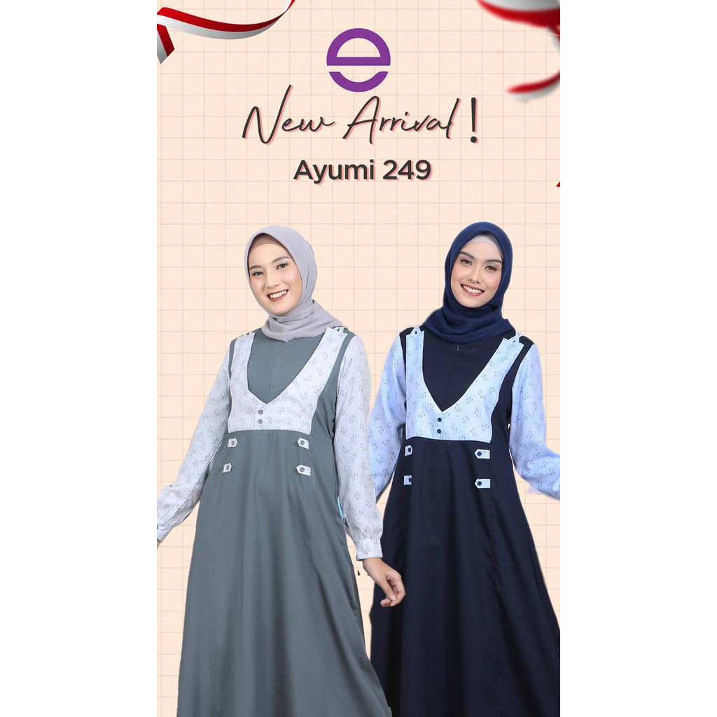 GAMIS ETHICA AYUMI 249 BIRU ABU