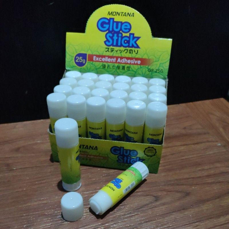

GROSIR 1box(24pcs) Lem stick Glue stick Montana Besar 25gram