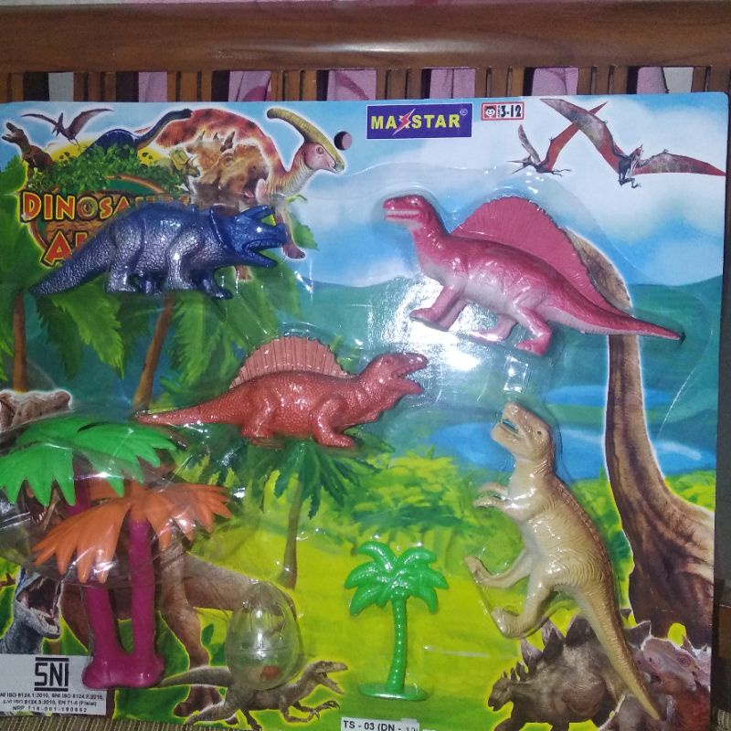 Mainan Set Dinosaurus Anak Murah Edukatif- Mainan Miniatur Dinosaurus Anak