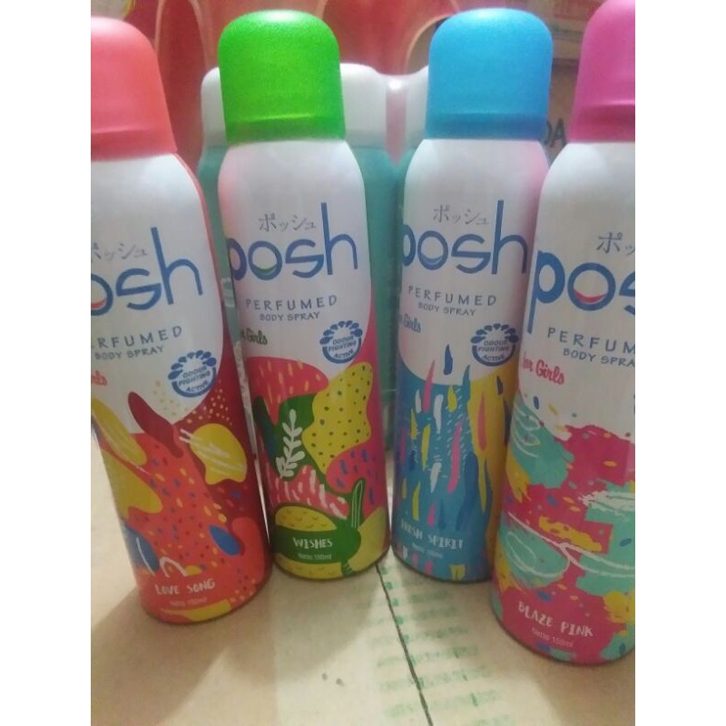 Perfumed body Spray POSH cewe  150ml