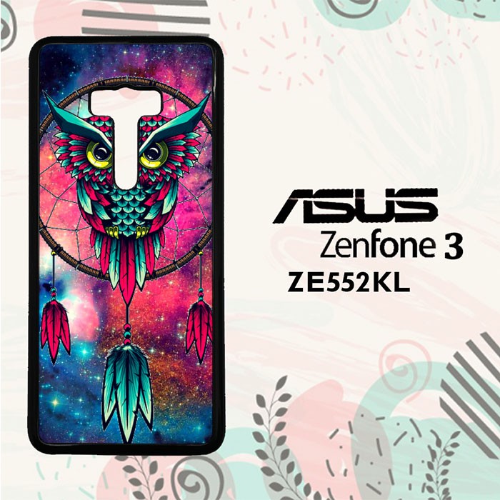 Casing Asus Zenfone 3 ZE552KL Custom Hardcase HP Dreamcatcher Owl L0139