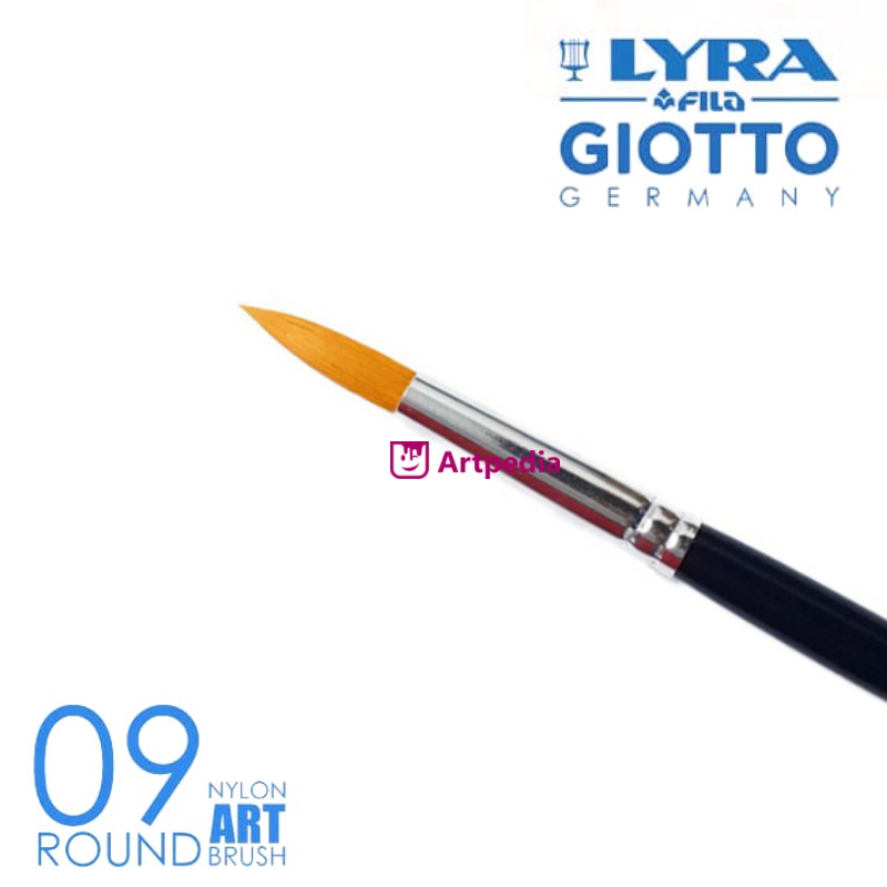 

Kuas Lyra Bulat 09 - Lyra Art Brush Round No.09 -Kuas Lukis Lyra -Lyra Taklon Art Brush Round No. 09