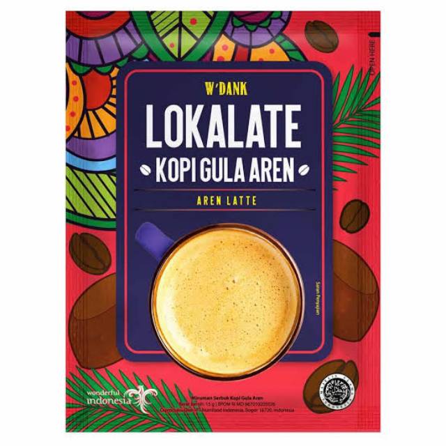 

Lokalate Kopi Gula Aren Aren Latte 15gr