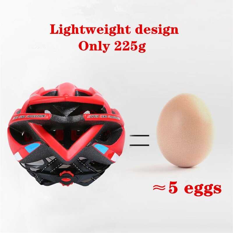 (BISA COD) TaffSPORT Helm Sepeda Ultralight Breathable Bicycle Helmet -008A