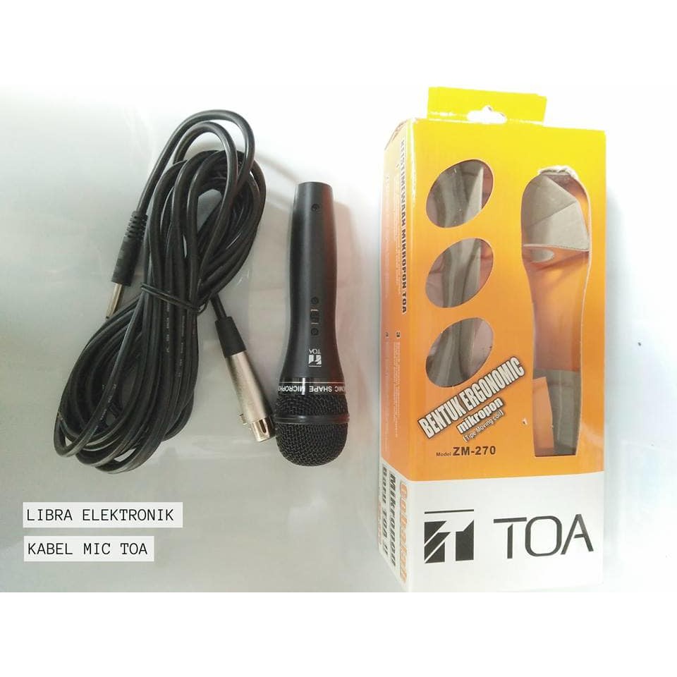 MIC TOA ZM 270 Panjang Kabel 5 Meter