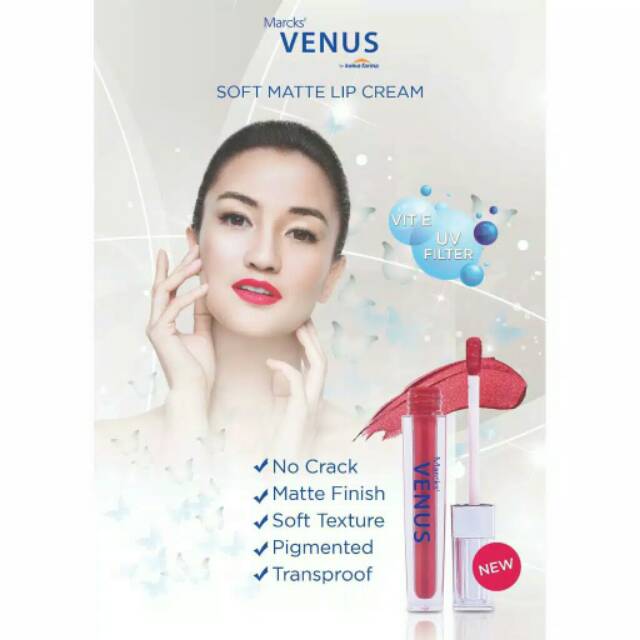 Venus Velvet Matte| Benus soft matee lip cream ! lipstik venus lip cream ED lihat pada variasi