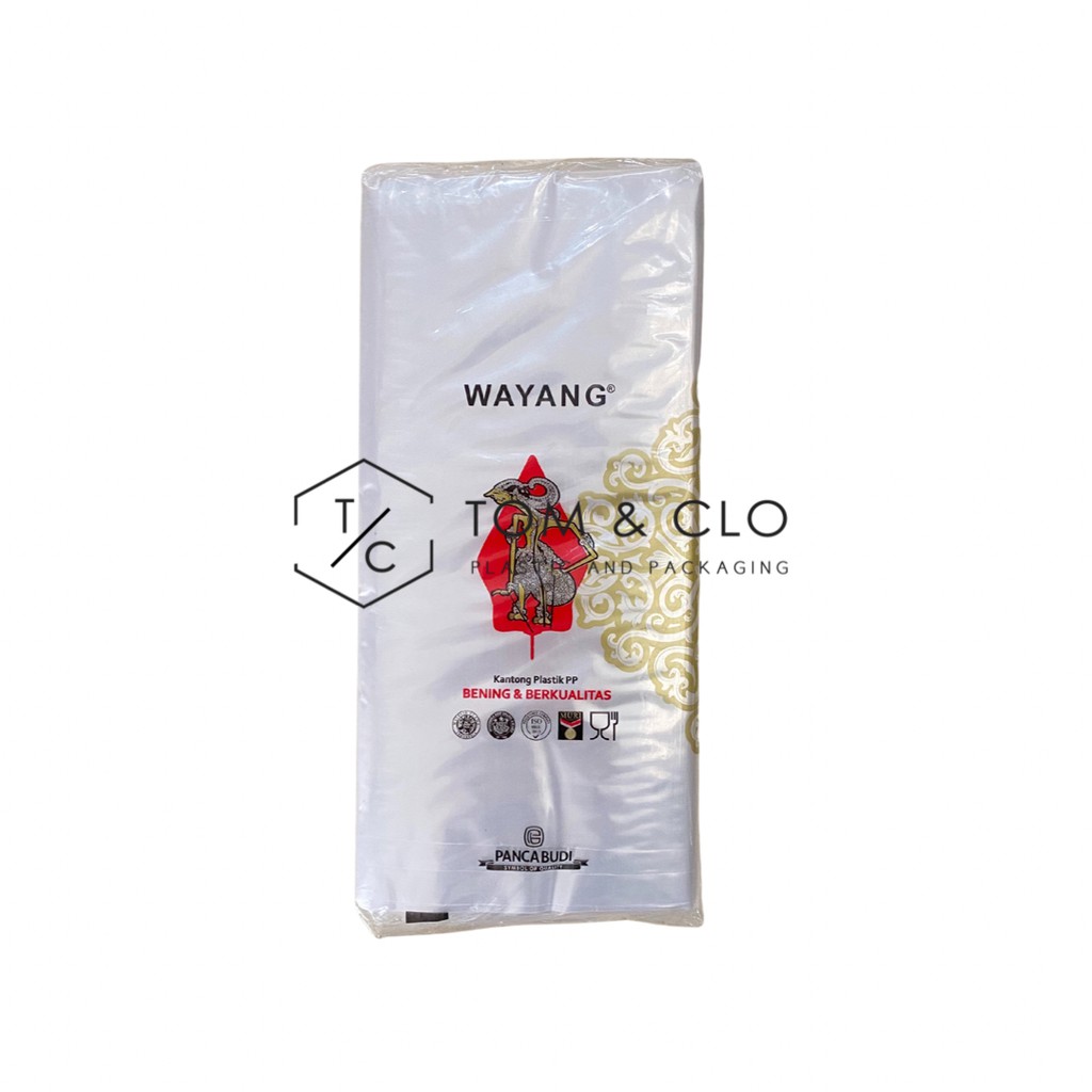 Plastik PP Wayang 12 x 25