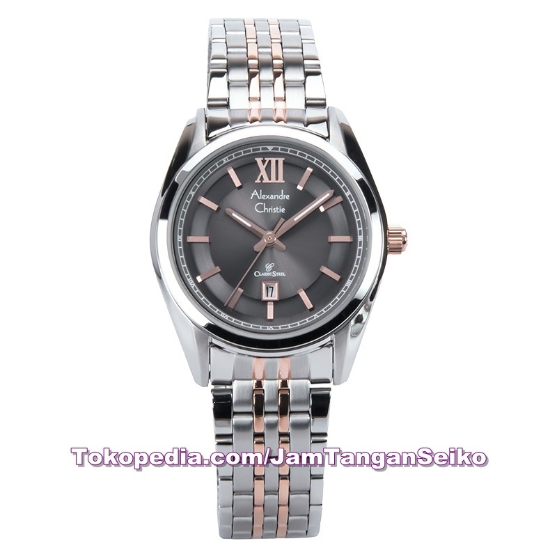 Jam Tangan Wanita Alexandre Christie AC 8501 LD BTRGR Classic Stainles