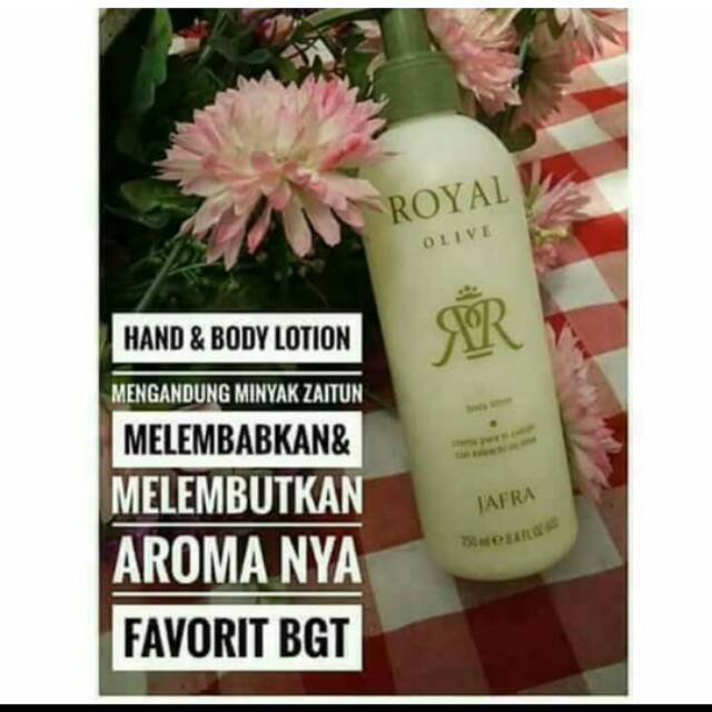 ROYAL OLIVE BODY LOTION JAFRA