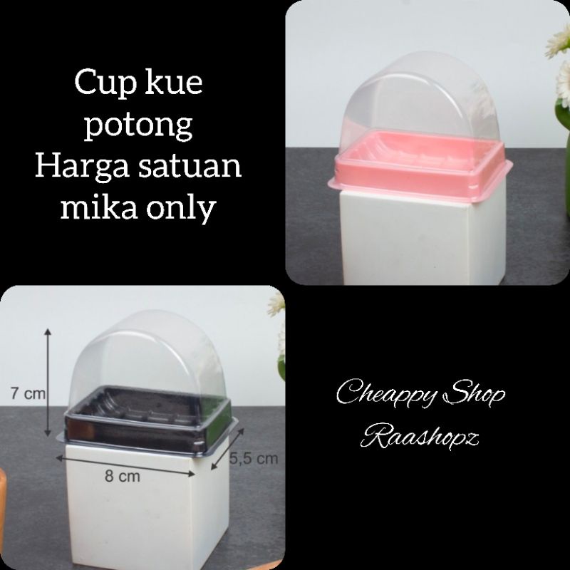 Case Cup Cake Mika Cupcake Case Mika KUe Potong Box Mika Cupcake Mika Cake Mini Case Mika Kue Natal 
