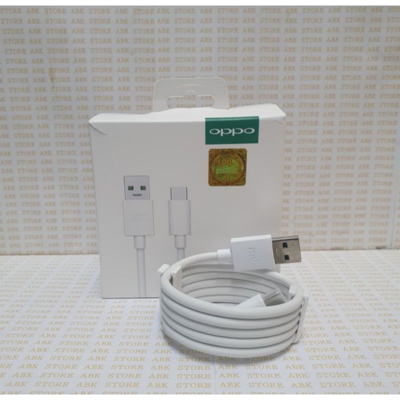 KABEL DATA USB TYPE C KABEL CHARGER OPPO A5 2020 A9 2020 ORIGINAL