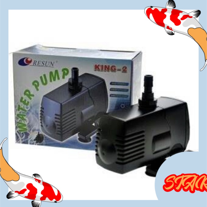 aquarium kolam ikan pompa celup RESUN KING 2