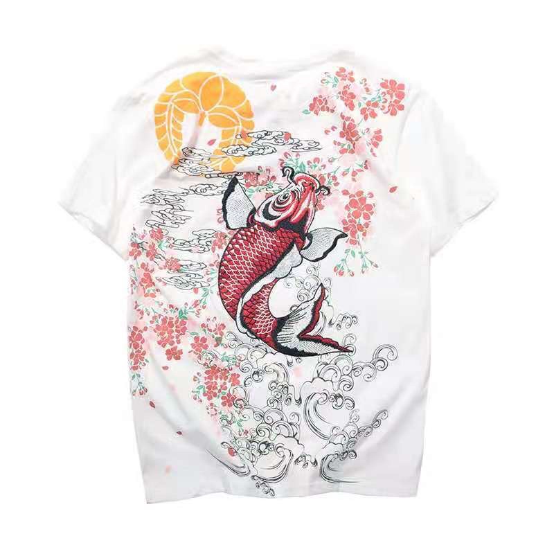 SK14 KAOS SUKAJAN IMPORT PRIA WANITA JEPANG KOREA KOI HARAJUKU ORIGINAL M-3XL JY20